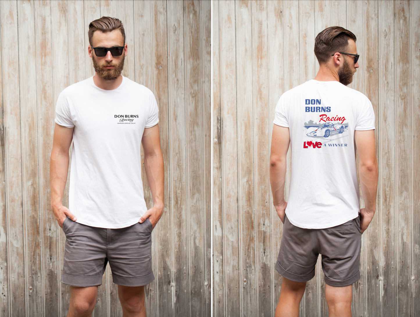 Don Burns Racing "Love a Winner" T-Shirt for Vintage Auto Racing Fans