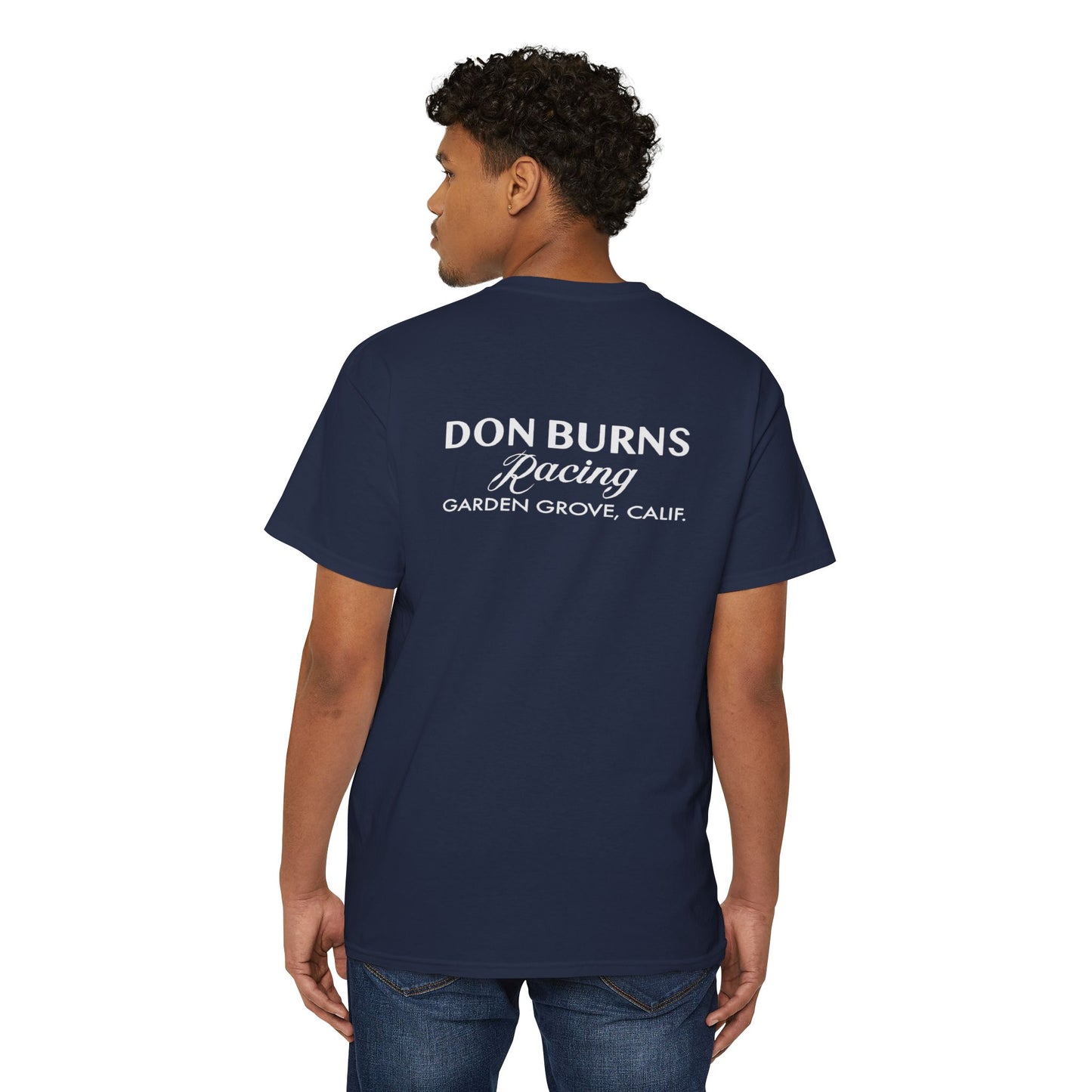The O.G "Signature Heritage" Tee for Vintage Auto Racing Fans Don Burns Racing Fans Navy